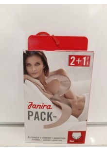 Bragas alta  Janira algodón Pack 2+1